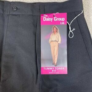 Vintage 80s NWT Sears Daisy Group Tummy Toner Fit Pants Union Made Made in USA